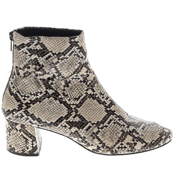 Mango MNG  Snakeskin Ankle Boots EU 37 - Picture 2 of 7